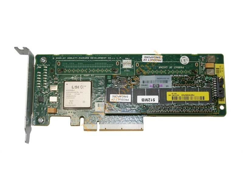 447029R-001 HP Smart Array P400 PCI-Express 8-Channel Serial Attached SCSI / SAS RAID Controller Card with 512MB BBWC