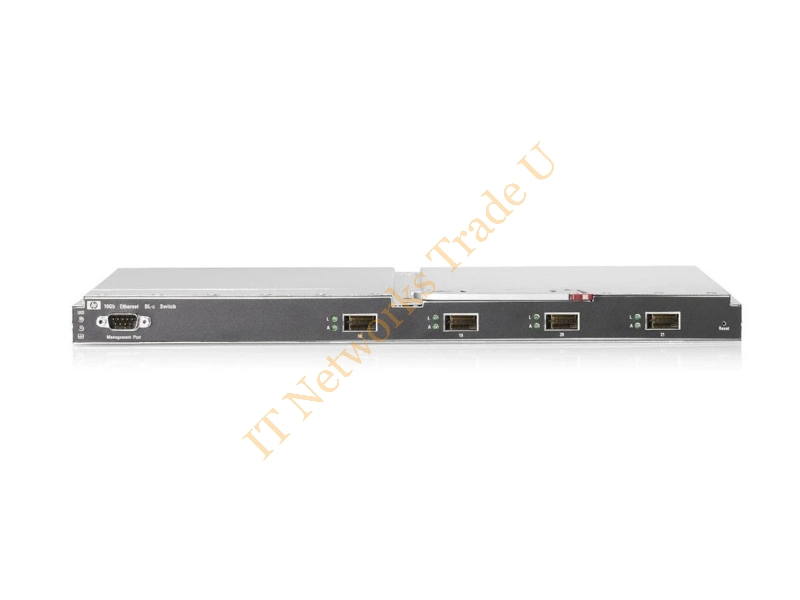 447116-001 HP BladeSystem c-Class 16 X 10/100/1000 + 4 X 10 Gigabit XFP Ports 10GB Managed Network Switch