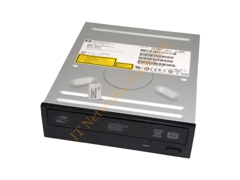 447310-001-07 HP Optical Drive DVD Multiburner with Light Scribe 5.25" SATA-150 Black Internal with attached Bezel CD And DVD Burner
