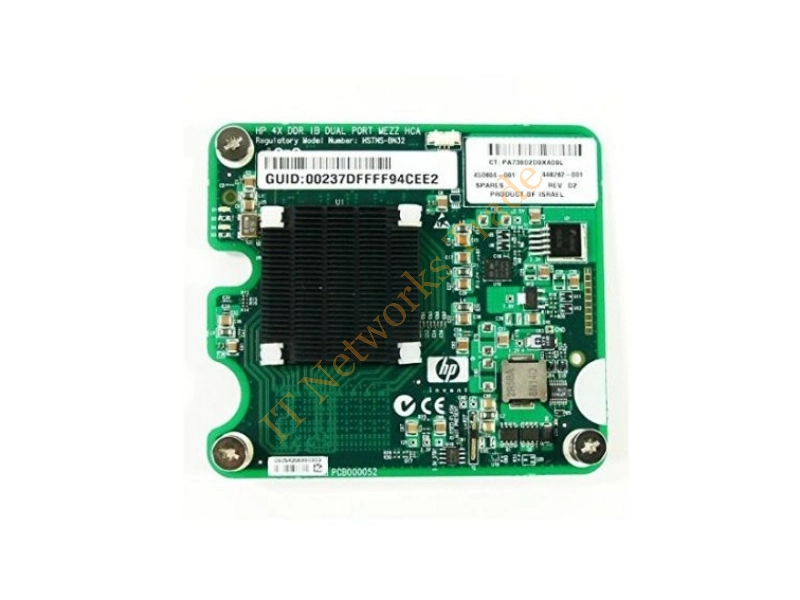 448262-B21 HP 4X DDR Dual-Port Infiniband Mezzanine Host Channel Adapter for c-Class BladeSystem Server Accessory