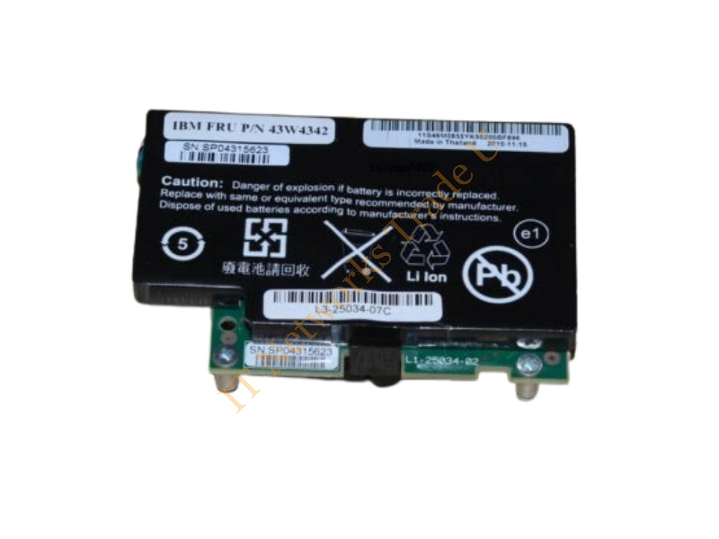 44E8762 IBM ServeRAID MR10M SAS/SATA Battery Pack with Battery Cache Battery