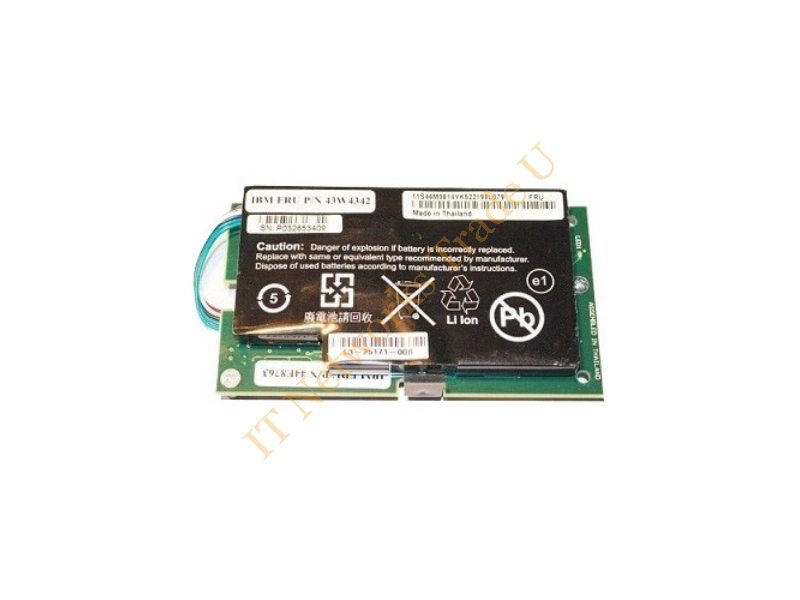44W4342 IBM ServeRAID MR10M SAS/SATA Controller Battery Cache Battery