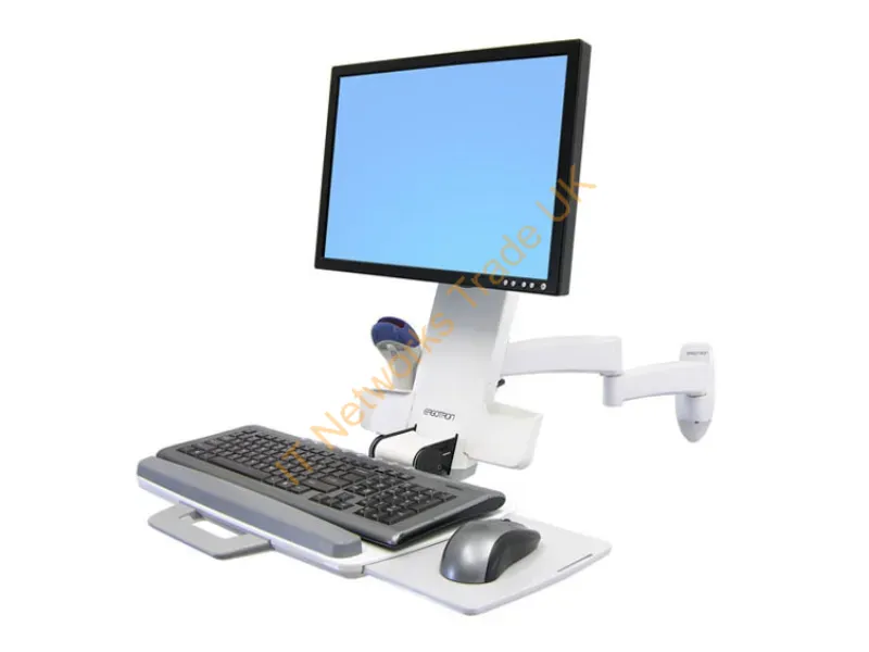 45-230-216 - Ergotron 200 Series Combo Arm 24" White Monitor Accessory