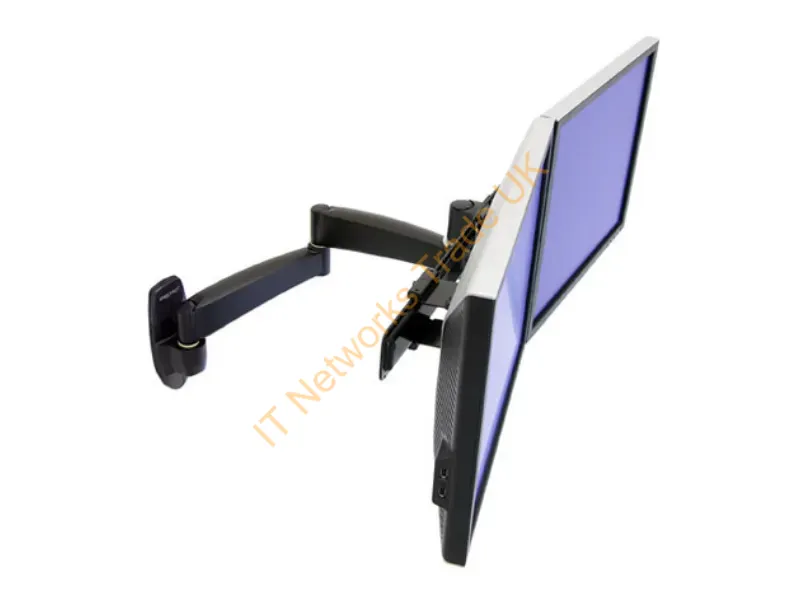 45-231-200 - Ergotron 200 Series Dual Monitor Arm 22" Wall Black