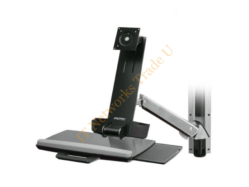 45-271-026 - Ergotron StyleView Sit-Stand Combo System 24" Aluminium Monitor Accessory