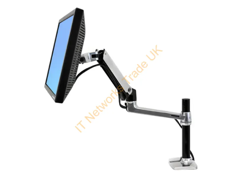45-295-026 - Ergotron LX Series Desk Mount LCD Arm, Tall Pole Monitor Accessory
