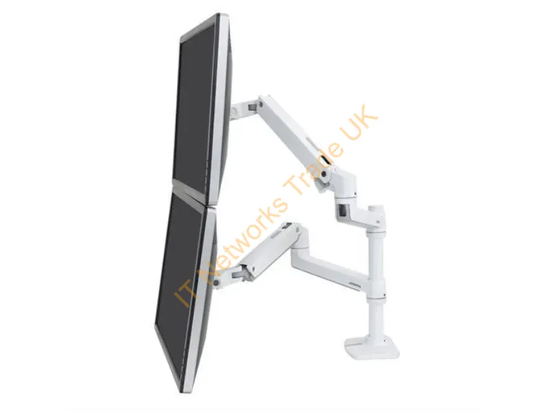 45-492-216 - Ergotron LX Series 45-492-216 24" White flat panel desk mount Monitor Accessory