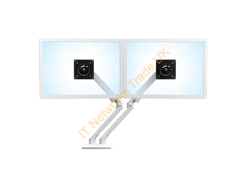 45-496-216 - Ergotron Mxv Desk Dual Monitor Arm 24" White
