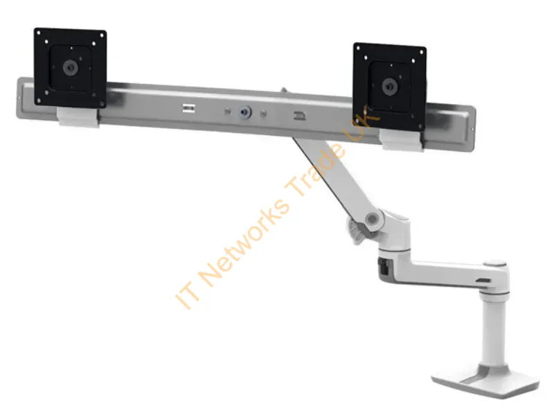 45-522-216 - Ergotron Lx Series 45-522-216 Monitor Mount / Stand 25" Black, White Desk