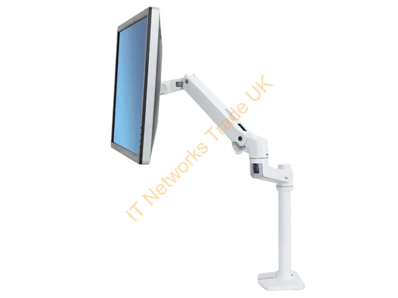 45-537-216 - Ergotron LX Series 45-537-216 32" Clamp White flat panel desk mount Monitor Accessory