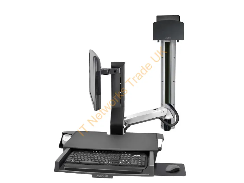 45-594-026 - Ergotron SV Combo Aluminium PC Multimedia stand