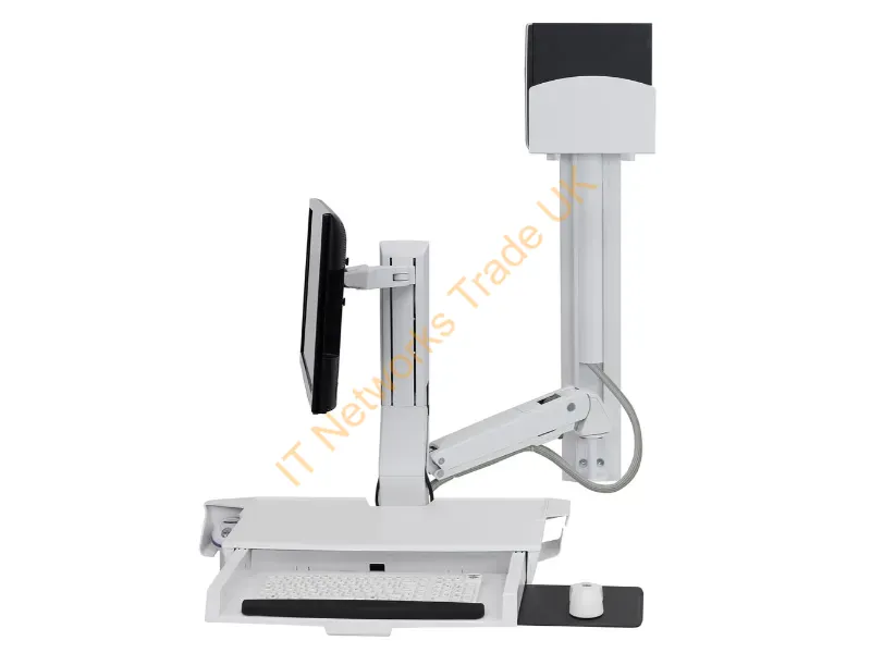 45-594-216 - Ergotron Sv Combo White Pc Multimedia Stand