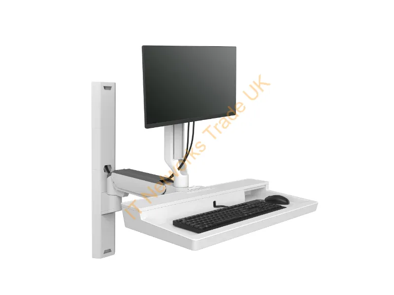 45-618-251 - Ergotron 45-618-251 All-In-One Pc/Workstation Mount/Stand 23.6 Lbs (10.7 Kg) White 27"