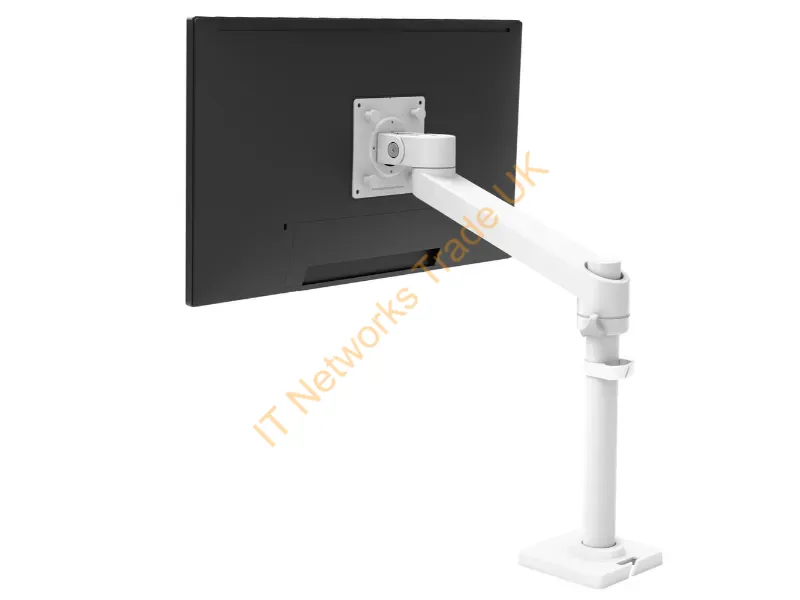 45-669-216 - Ergotron Nx Series Nx Monitor Arm White 34" Desk Black, White