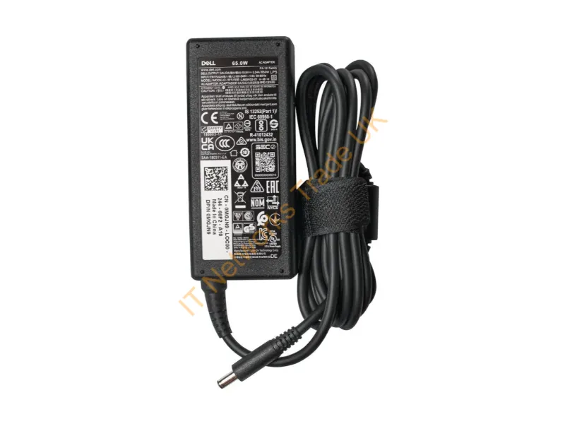 450-AECO Dell 65-Watts AC Adapter for Laptop Power Adapter