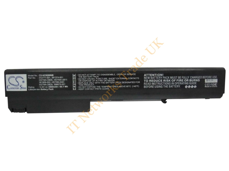 450477-001 HP Notebook Battery 5100 mAh Lithium Ion (Li-Ion) 14.4 V DC Laptop Battery