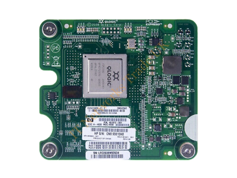 451872-001 HP 2-Port 8GB/s Fibre Channel PCI-Express Host Bus Adapter for BladeSystem c-Class Fiber Channel Controller