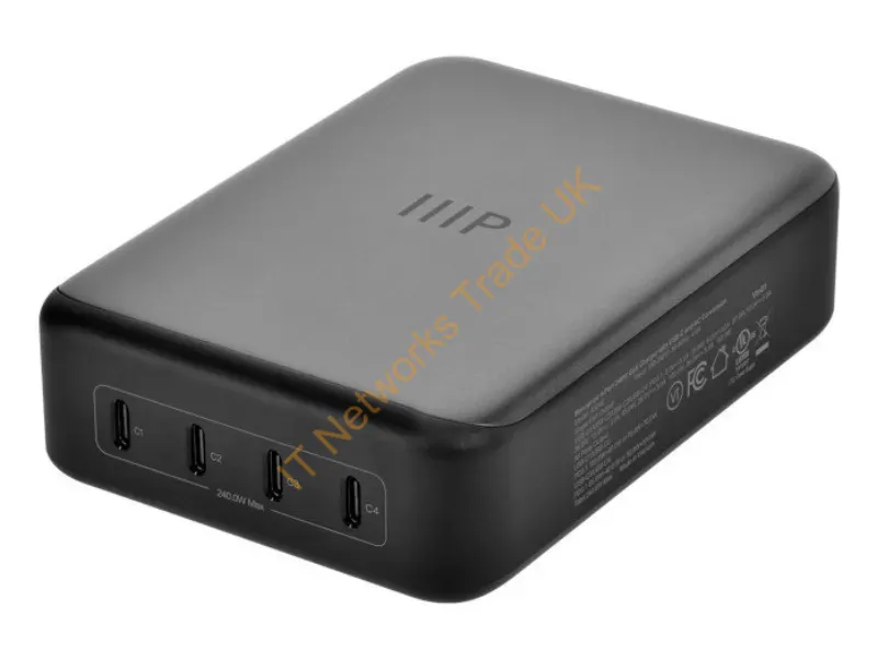 45242 - Monoprice 45242 Mobile Device Charger Mobile Phone, Laptop, Tablet Black Ac, Usb Fast Charging Indoor