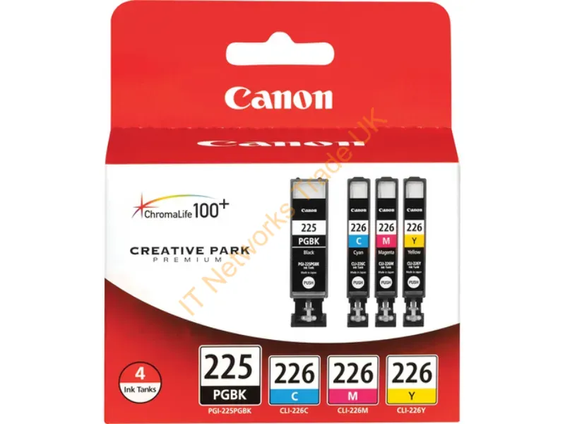 4530B008 - Canon Pgi-225/Cli-226 Ink Cartridge 4 Pc(S) Original Black, Cyan, Magenta, Yellow