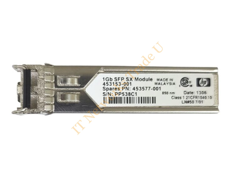 453151-B21B - Hewlett Packard Enterprise 453151-B21 Fiber optic 850nm 1000Mbit/s SFP network transceiver module