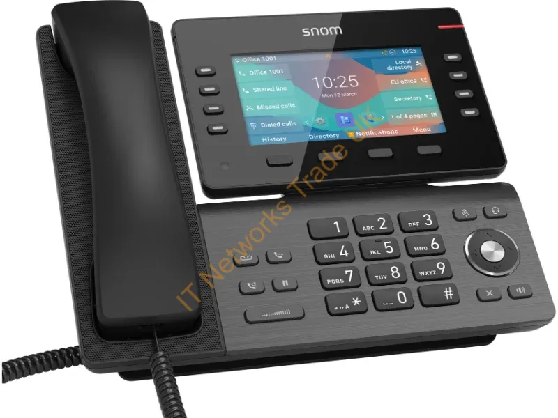 4535 - Snom D862 IP phone Black LCD