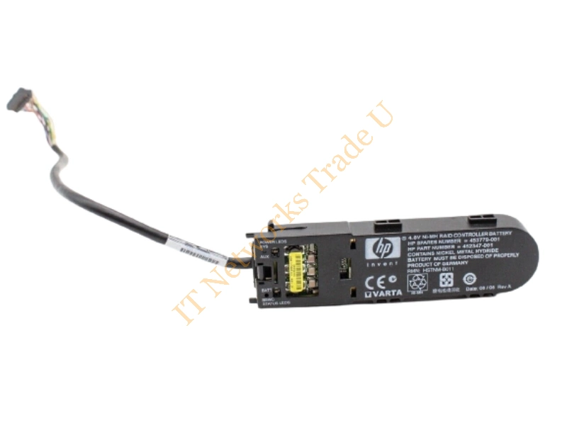 453779-001 HP 4.8v Ni-mh 650mah Low Profile Battery for Smart Array P400 P700 Batteries Miscellaneous