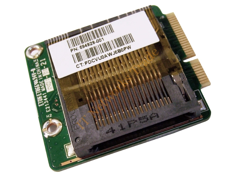 454358-001 HP Low Profile 1 X4 PCI-Express Riser Card for Proliant Dl185 G5 Server Accessory