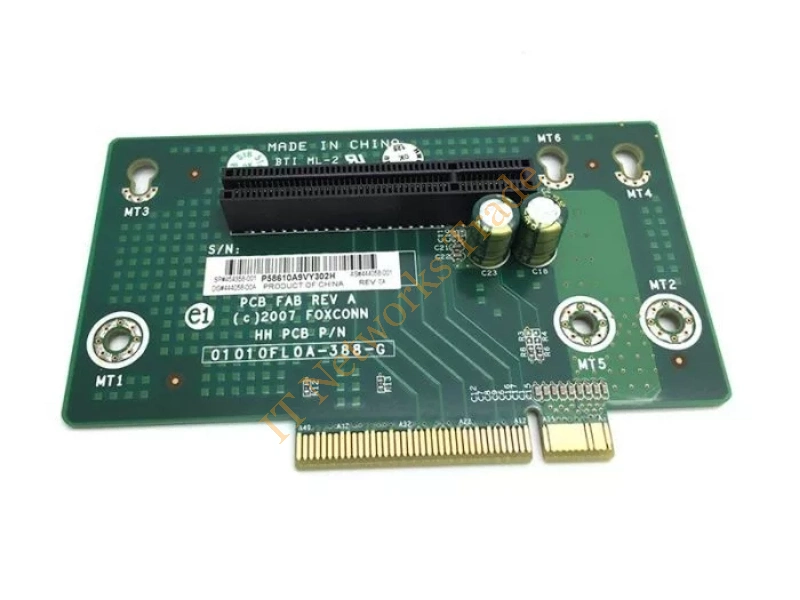 454360-001 HP 64-Bit 133MHz PCI-Express Riser Board for ProLiant DL180 G5 Server Server Accessory