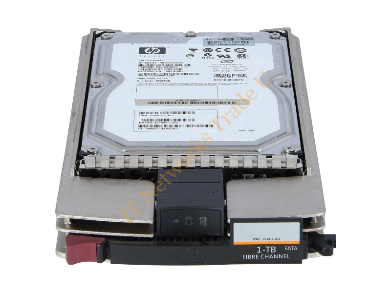 454416-001 - HP 1.0TB Fiber Channel ATA (FATA) hot-swap add-on HDD 1000GB Fibre Channel internal hard drive
