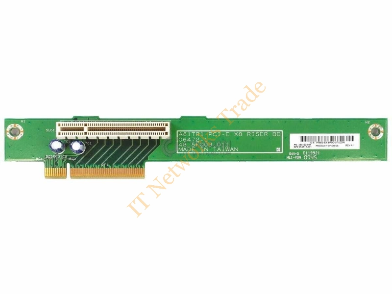454512-001 HP PCI-Express X8 Riser Card for ProLiant DL120 G5 Server Accessory