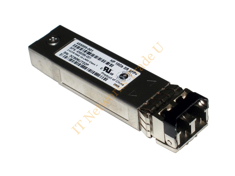 455883N-B21 HP 10GBase-SR SFP+ 850nm Short Range SFF Transceiver Module