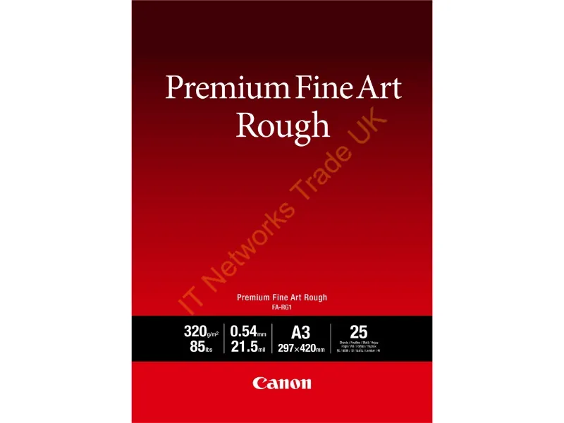 4562C003 - Canon FA-RG1 Premium Fine Art Rough Paper, A3, 25 sheets