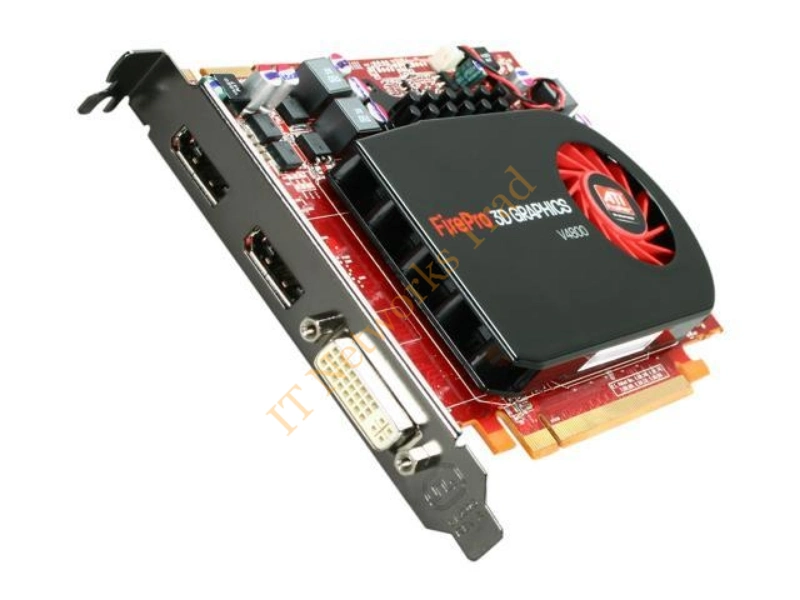 4571K Dell ATI FirePro V4800 1GB GDDR5 Dual-Link DVI-I / 2x DisplayPort PCI Express 2.0 x16 Video Graphics Card