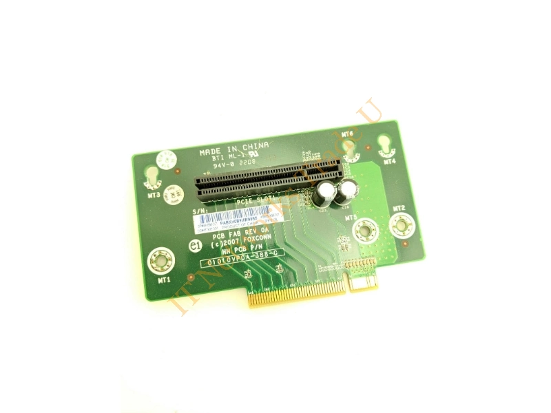 457436-001 HP Low Profile PCI-Express 1x8 Riser Card for ProLiant DL185 G5 Server Accessory