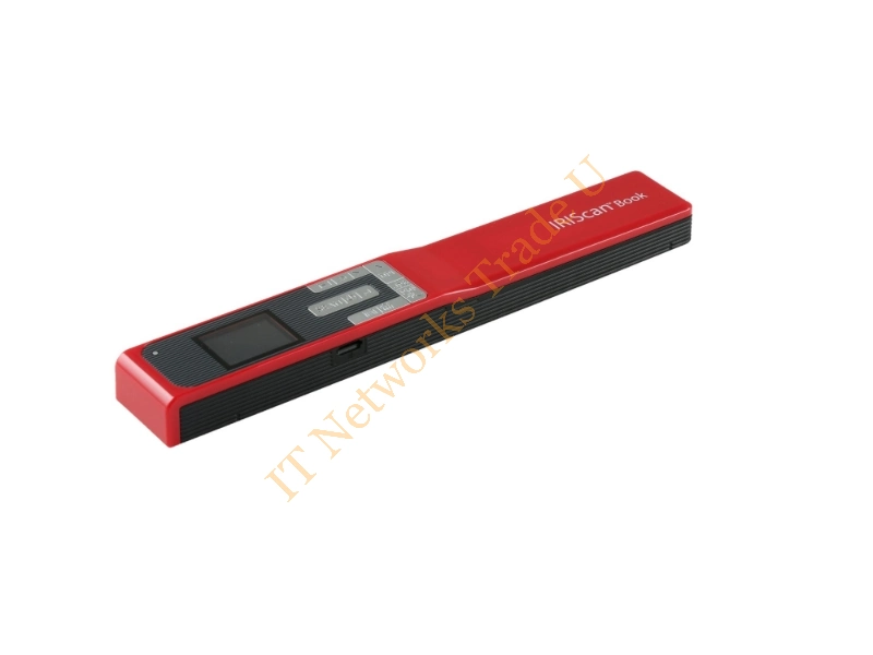458740 - I.R.I.S. IRIScan Book 5 Handheld scanner 1200 x 1200DPI A4 Red