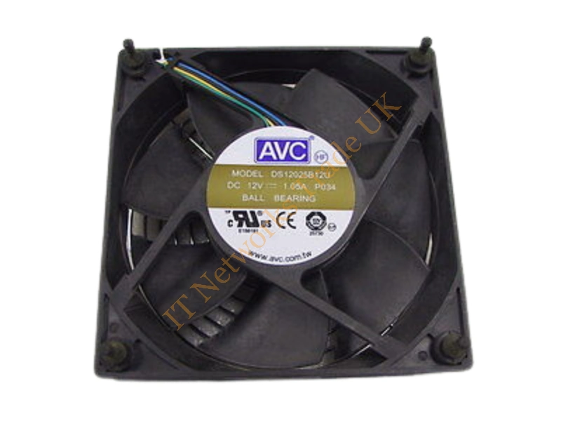 45J9606 Lenovo Case Fan 12VDC 1.05A 120mm AVC ThinkStation D20 Tower Cooling Fan