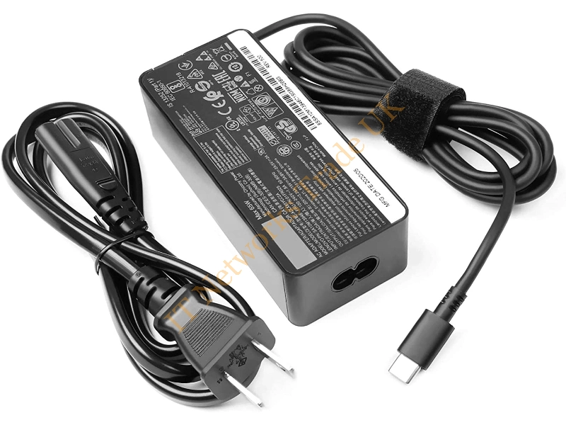 45N0324 Lenovo 65W AC Adapter 2 Prong for ThinkPad Power Adapter