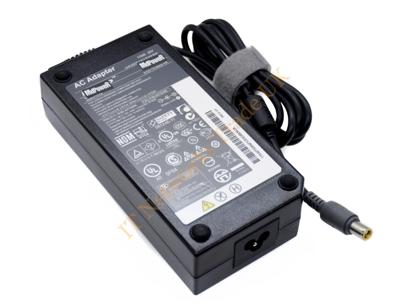 45N0350 Lenovo 170-Watts 20V 8.5A AC Power Adapter with Cord for ThinkPad W520 / W530