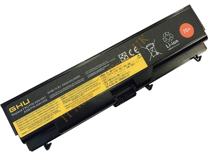 45N1005 Lenovo 6-Cell 10.8V 5.2AH 57WH Li-Ion Battery 70+ for ThinkPad L T and W Series Laptop Battery