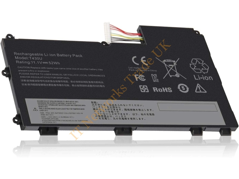45N1091 Lenovo 3-Cell 11.1 V, 4220mAh/47Wh Li-Ion Battery for ThinkPad T430u Laptop Battery