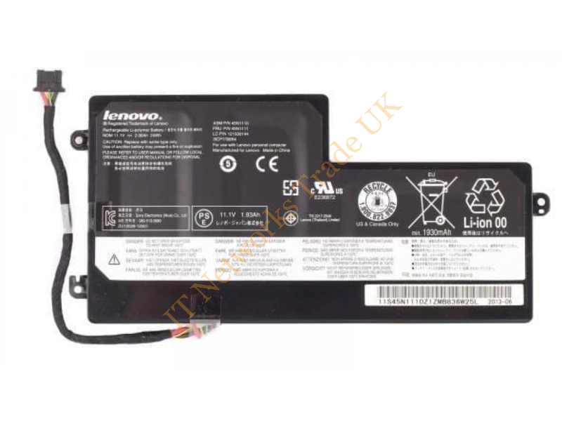 45N1108 Lenovo Thinkpad T440s 3-Cell Battery Pack Laptop Battery