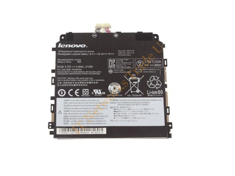 45N1715 Lenovo 2 Cell Lithium Polymer Battery for ThinkPad Laptop Battery