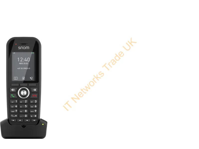 4607 - Snom M30 IP DECT Handset EU DECT telephone Black