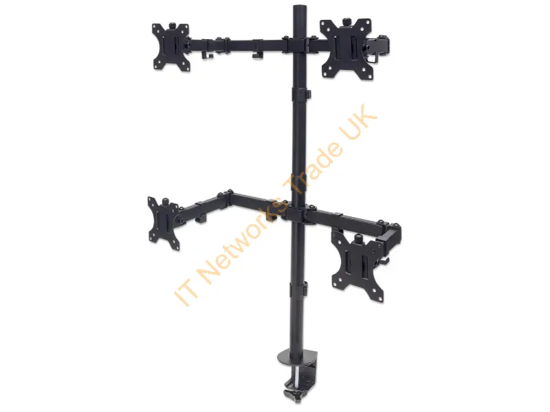 461566 - Manhattan 461566 Monitor Mount / Stand 32" Desk Black