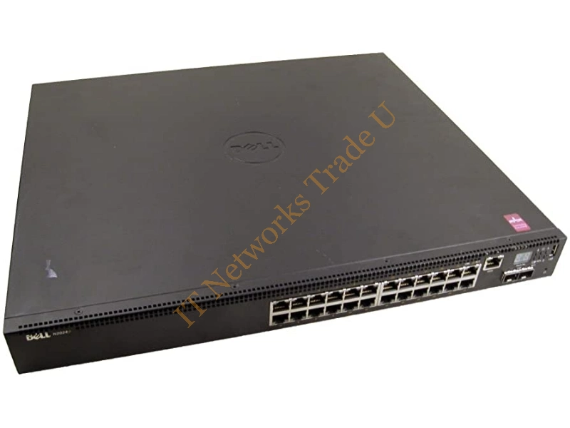 462-5882 Dell PowerConnect N2024P 24-Ports PoE+ Layer 2 Manageable Gigabit Ethernet Switch with 2 x 10GbE SFP+ Network Switch