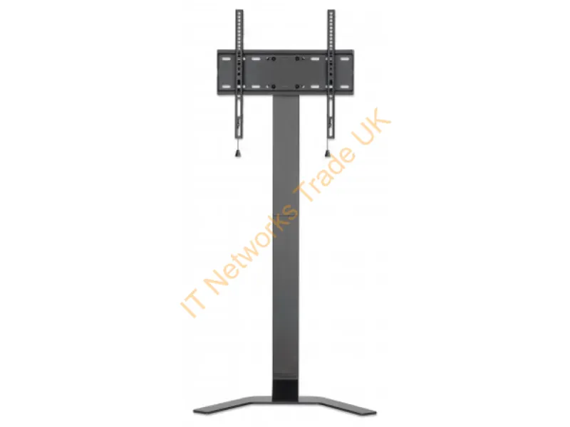 462044 - Manhattan Floor Stand for TV & Monitor Mounts (Ultra Slim), Stand Assembly, For screens: 37" to 55", VESA compatibility: all between 200x200 to 400x400mm check the dimensions of the four mounting holes on back of screen to ensure it fits, Max 40kg, LFD,