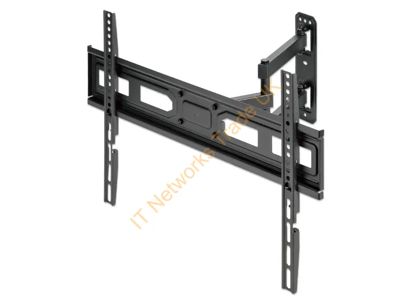 462426 - Intellinet Full-Motion Tv Wall Mount With Post-Leveling Adjustment