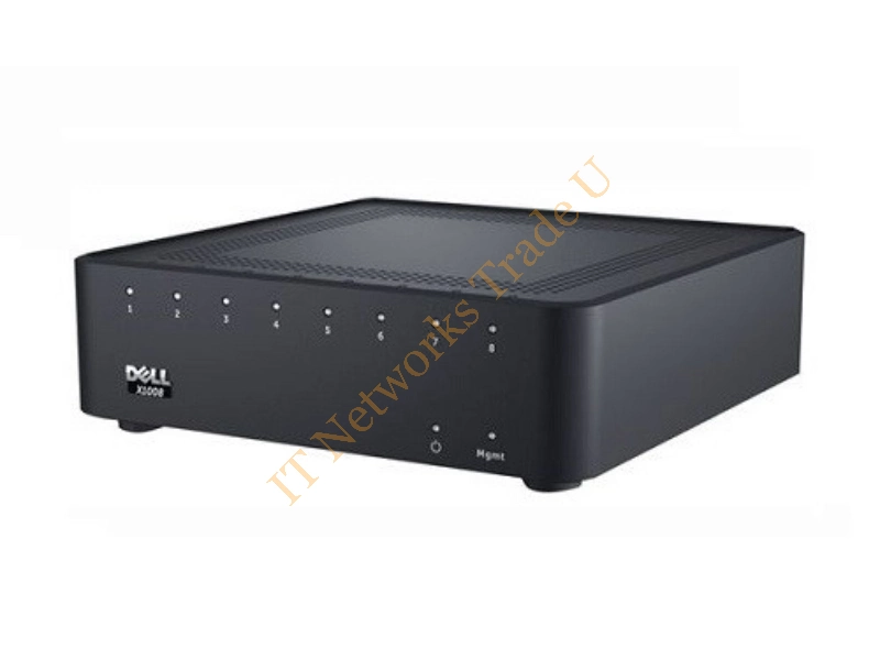 463-5907 Dell Networking X1008 8-Port 8 x 10/100/1000 Gigabit Ethernet Managed Network Switch