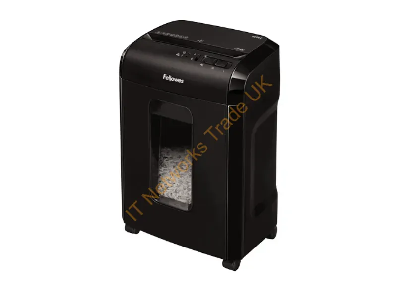 4630601 - Fellowes Powershred 10M paper shredder Micro-cut shredding Black