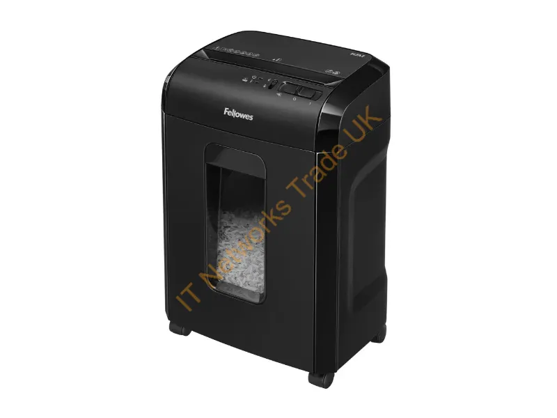 4630701 - Fellowes Powershred 10M paper shredder Micro-cut shredding 65 dB Black